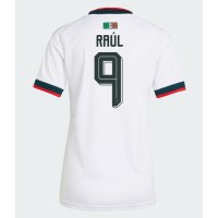 Stroje piłkarskie Meksyk Raul Jimenez #9 Koszulka Wyjazdowej dla damskie MŚ 2026 Krótki Rękaw